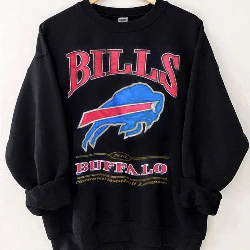 Logo Retro Buffalo Bills Sweatshirt Buffalo Bills Retro Sweatshirt
